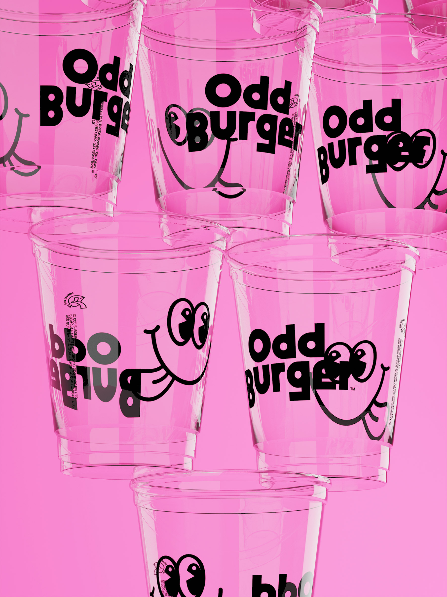 Riley Gardiner - Odd Burger Plastic Cup Stack